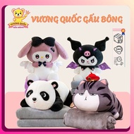 Super Cute Cartoon Teddy Bear with Blanket, Teddy Bear with Blanket 110x160cm