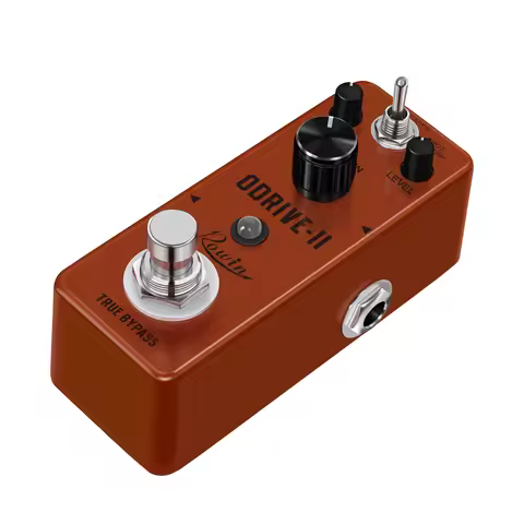 ROWIN LEF-302B ODRIVE-II Classical Electronic Overdrive Guitar Effect Pedal True Bypass2 Working Mod