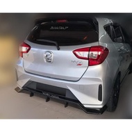 Myvi Gen3 mg3 v1 diffuser GLOSSY BLACK 2022 (For no gear up version)