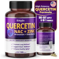 SOTALIX Supplement Premium Quercetin 98% Ketulenan Tinggi dengan Bromelain, Zink, Vitamin D3 2000 IU