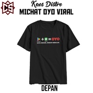 Michat T-shirt Michat Distro T-shirt/ Rich in a Month of Skin - Michat Oyo - MiChat Victim - Men's D