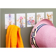 *Ready Stock* Colorful Hanging Wall Hooks Cartoon Wall Hook Hanging Hook, Ceramic Tile, Cabinet Bathroom, Kitchen