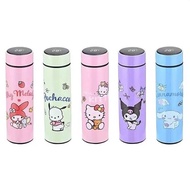 [500ml] Cawan Botol Air Termos Kartun Sanrioo Paparan Suhu Kelalang Vakum Cawan Suhu Botol Air Tahan