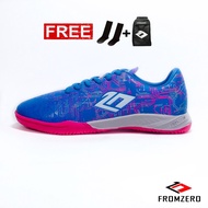 Fromzero - Sepatu Futsal Anak Junior Starkia Baltic No booth 34 - 38 BLUE PINK IN Original