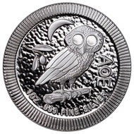 New Zealand Mint Niue $2 Dollars Athenian Owl 2020 1 oz .999 Stackable Silver Coin BU 1oz
