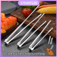 3PCS Stainless Steel Multipurpose Tong BBQ Kitchen Cooking Food Serving Utensil Penyepit Makanan Ton