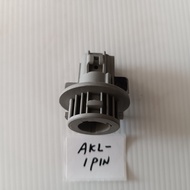 (1pcs AKL-1PIN/BULB-1PIN) (Koito PY21W) Universal Car Socket 1141 Socket 1Kaki 2pin Signal Bulb Sock