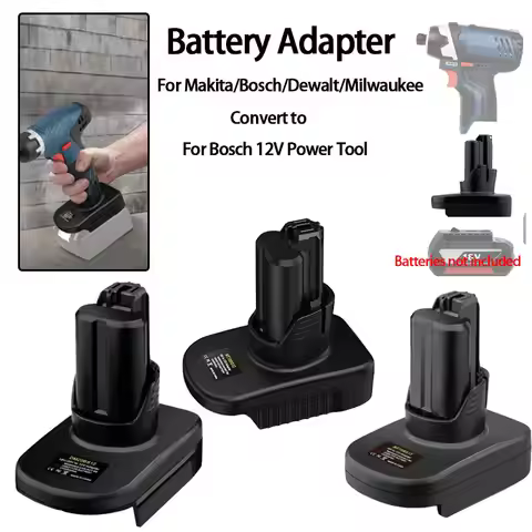 Battery Adapter Converter For Makita/ Bosch/Dewalt/Milwaukee/ 18V Li-Ion Battery Convert to For Bosc