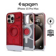 Spigen iPhone 15 Pro Max Case 6.7" Classic C1 MagFit Magnetic Phone Case Magnetic Case iPhone Case