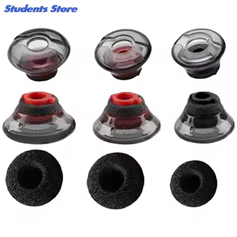 For Plantronics Voyager 5200 Earplugs Soft Silicone Ear Pads Earphone Clear Earbuds Tips Eargels Bla