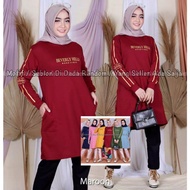 TERBARUU!! BAJU TUNIK BABY TERRY PREMIUM KUALITAS BAGUS/KAOS PANJANG WANITA/KAOS MUSLIMAH PREMPUAN/T