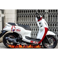 Tem Scoopy 2025 Hello Kitty trắng đỏ cực hot