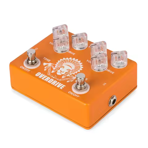 Caline Cp-70 Pedal Overdrive Electric Guitar Parts and Accessories True Bypass Clear Guitar Pedal Mu
