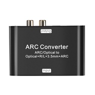 ARC Audio Extractor 192Khz -Compatible ARC Converter Digital Optical SPDIF to L/R Coaxial SPDIF 3.5m