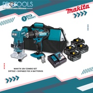MAKITA 18V COMBO SET DRT52Z + DHP482Z FOC 4 18V 3.0AH BATTERIES
