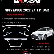 ULTRA RACING SAFETY BAR TOYOTA VIOS AC100 2022 FRONT STRUT/ENGINE BAR REAR ANTI ROLL BAR