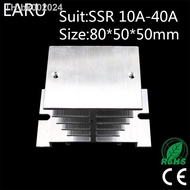 ❐✙♝ 1 pcs Aluminum Fins Single Phase Solid State Relay SSR 10A to 40A Aluminum Heat Sink Dissipation Radiator Newest Rail Mount