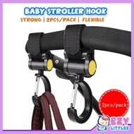 [A CUTE]♝☃❆ EZYLITTLES Baby Stroller Hook Cart Hooks Shopping Bag Clip Metal Mommy Child Kids Trolley Accessories