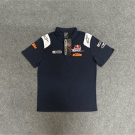 เสื้อยืดแขนสั้นปักลาย KTM ฤดูร้อน 2022 เสื้อโปโล Red Bull a Star สำหรับนักขี่มอเตอร์ไซค์ ชุดแข่ง Mot