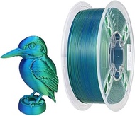 CC3D Silk Dual Color PLA Filament Blue/Green PLA Filament 1.75mm 1KG 3D Printer Filament 2 Colors Co