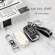 New Car Key Cover Case for Volkswagen VW POLO Tiguan Passat B5 B6B7 Golf EOS Scirocco Jetta MK6 Octavia Accessories