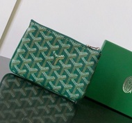 Brand New✨GOYARD Wallet Green Mini Card Holder/Coin Purse, Unisex