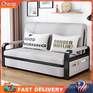 Daybed With Pullout Daybed Trundle Fabric Sofa Penarikan Bali /Single Day bed / Katil sofa /Sofa Bed