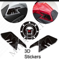 Motorcycle Protector Tank Pad Side Grips Gas Fuel Oil Kit Knee Stickers Decals For Honda NX400 NX500
