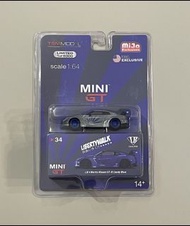 [Sealed] Chase Mini GT Minigt Liberty Walk Nissan GT-R GTR R35 Candy Blue 34 1:64 LB WORKS TSM USA M