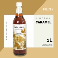 DELIFRU Caramel Syrup 1 Liter - Sirup Karamel Premium