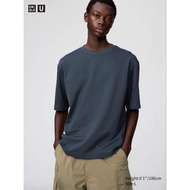 Uniqlo Airism Cotton T-Shirt Cool Fabric Oversized Style Breathable Comfortable To Wear Minimal Look