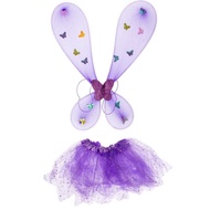 HOORAY! COSTUME BUTTERFLY LIGHT COSPLAY PROP - WHITE/BLUE/PURPLE/PINK (1 SET) AS 204-W/B/P/K