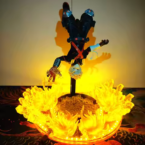 My Hero Academia Anime Maximatic Katsuki Bakugo Awakening Explosions Effect DIY Led Action Figures P