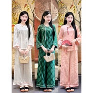 Dharma Dress for Going to Tho Gam Pagoda - High Quality Women's Blue Clothes with Chrysanthemum Luxu