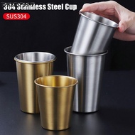 TPKSFSF98KF 1Pcs Stainless Steel Cup, Coffee Tea Wine Gold Silver Whisky Beer Cups, Durable Travel C