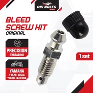 4C9-W0048-00 Yamaha Original RXZ Y16 Y15 135LC Lagenda FI Front Caliper Bleeding Screw