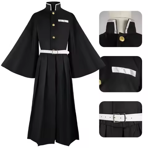 Aime Tokitou Muichirou Cosplay Costume tueur Cosplay Kimetsu No Yaiba Kisatsutai uniforme perruque H