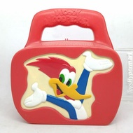 ORIGINAL Woody Woodpecker Red Lunch box Universal Studios