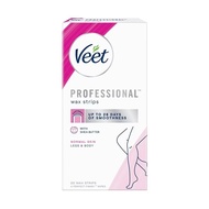 Veet Professional Wax Strip Leg & Body Normal Skin 20pcs
