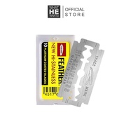 Feather New Hi-Stainless Double Edge Blades (1packs of 10 blades)
