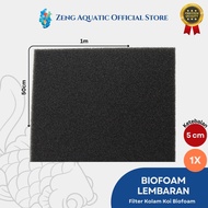 Biofoam Sheet Bio foam 100x50x5cm Pool Filter Media