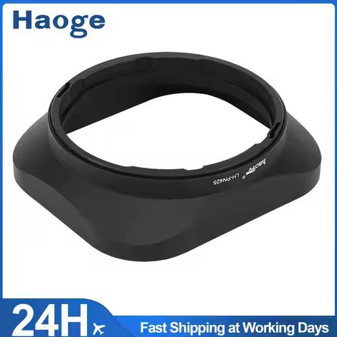 Haoge Lens Hood Metal Square Bayonet for SIGMA 90mm F2.8 DG DN,45mm F2.8 DG DN;Sigma ,24mm F3.5 DG D