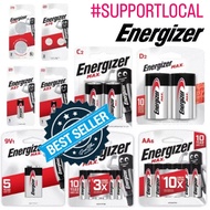 Energizer Max Battery Alkaline AA / AAA / 9V / A27 / A23 / A76/LR44 / 2025 / 2032