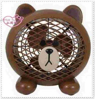 ♥小花花日本精品♥Hello Kitty 熊大 桌上型小款電風扇/電扇USB插頭56956405