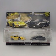 Hotwheels Premium Car Culture PORSCHE 993 GT2 / PORSCHE 718 CAYMAN GT4