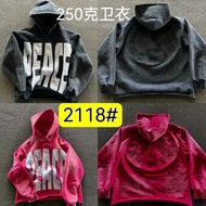 sweatshirt y2k outfit 上衣 Hip-Hop Y2K Gothic Hoodie - Loose Fit with Letter Embroidery