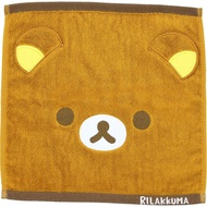 Marushin Carry Towel Hand Towel - Rilakkuma Cute Face Design 30x30cm