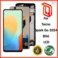 For Tecno Spark Go 2024 BG6 LCD Digitizer Assembly Panel Replacement Parts