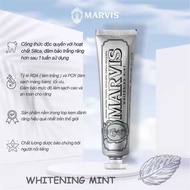 Marvis Toothpaste Silver Teeth Whitening 85ml Whitening Mint