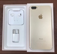 優質二手apple專門店 iphone7+ 金色128GB 配件全套正廠 全套全新